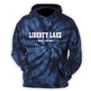 LIBERTY LAKE DAY CAMP NAVY TIE DYE SWEATSHIRT