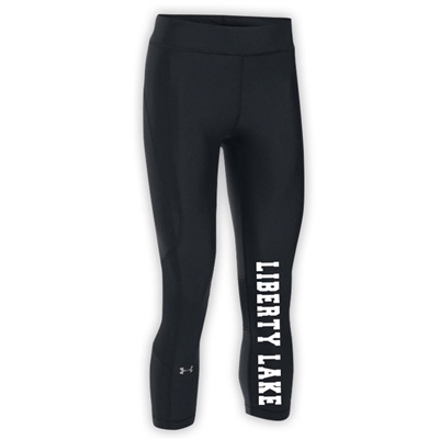 LIBERTY LAKE DAY CAMP LADIES UNDER ARMOUR HEAT GEAR ARMOUR CAPRI