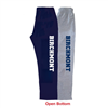 BIRCHMONT OPEN BOTTOM SWEATPANTS WITH POCKETS