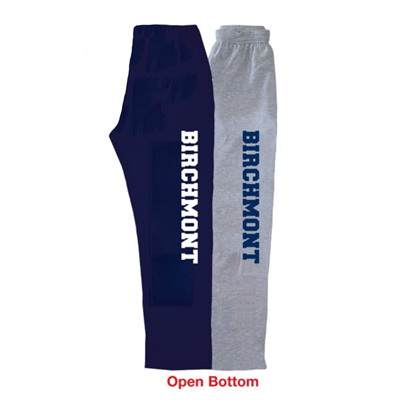 BIRCHMONT OPEN BOTTOM SWEATPANTS WITH POCKETS