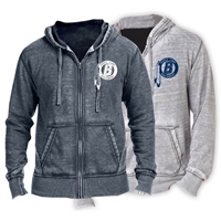 BIRCHMONT UNISEX BURNOUT HOODY