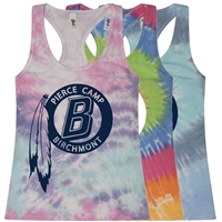 BIRCHMONT TIE-DYE LADIES RACERBACK TANK