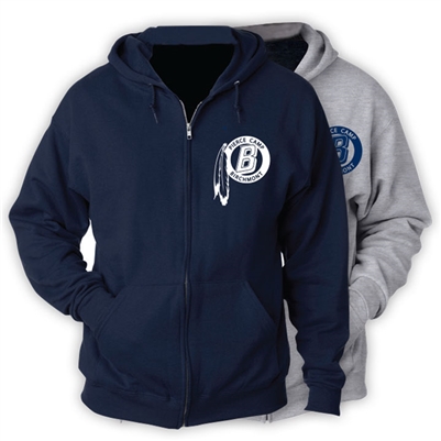 BIRCHMONT FULL ZIP HOODED SWEATSHIRT