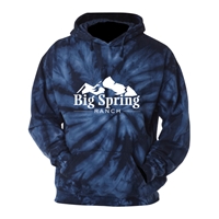 SANBORN BIG SPRING RANCH NAVY TIE DYE SWEATSHIRT