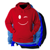 SMILEY WINK HOODED SWEATSHIRT