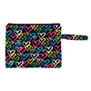 GRAFFITI HEART PRINTED PUFFER WET BAG