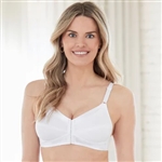 BB6770 - Unlined Front Closure Wire-free Cotton Bra