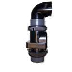 Flotec Check Valve 1.5" SPG x 1.5" to a 1.5" 90 Degree Elbow