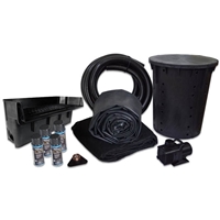PLAN0 - Simply Pond Free 6100 Waterfall Kit with 15' x 30' EPDM Liner and 6,100 GPH Pump