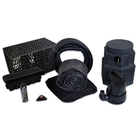 PMDPB0 - Pond Free Cascade 4100 Waterfall Kit with MatrixBlox, 15' x 25' EPDM Liner and 4,100 GPH Pump