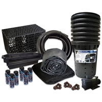 Simply Waterfalls 10000 Pond Free Kit with MatrixBlox, 15' x 50' EPDM Liner and 10,000 GPH Pump - PMTHB0