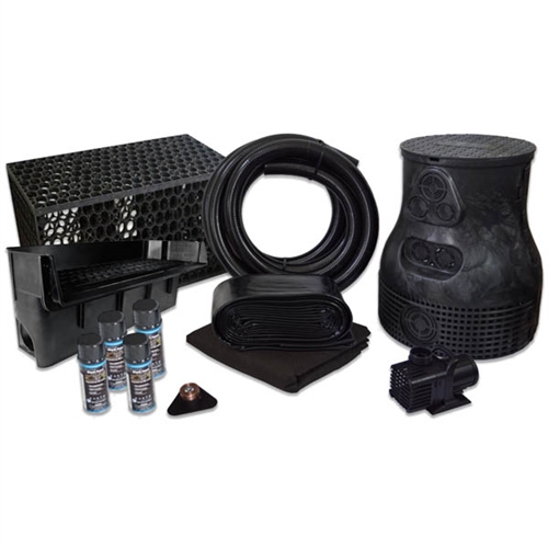 PVCPLSB0 - Savio Pond Free 6100 Waterfall Kit with MatrixBlox with 15' x 30' PVC Liner and 6,100 GPH Pump