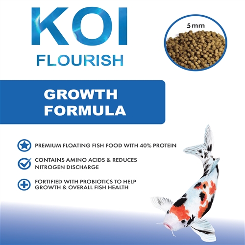Thrive Koi Nutrition - Koi Flourish Growth Formula, 30 LB