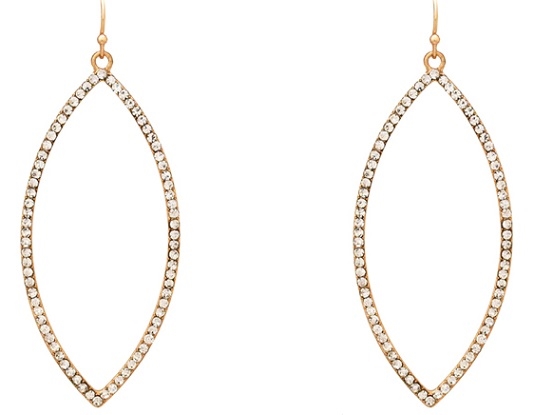 Marquis Pave Earrings