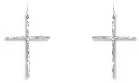 Metal Cross Earrings