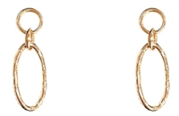 Oval Link Earrings