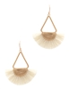 Fan Tassel Hook Earring