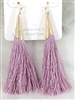 Slim Tassel Drop Earrings