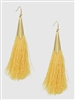 Slim Tassel Drop Earrings