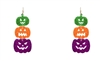 3 Tier Pumpkin Drop Earrings