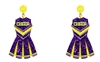 Glitter Cheerleader Earrings