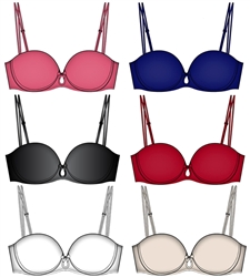 Wholesale Strapless Double Push-up Bra