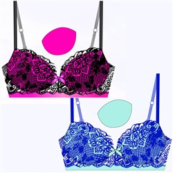 Wholesale Leah Lace Push-up Bra