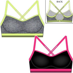 Wholesale Strappy Back Seamless sports bra