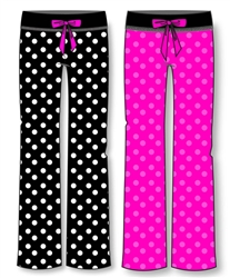 Wholesale Dots print Plush Pajama Pants