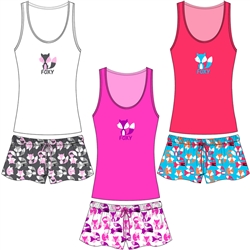 Wholesale Foxy Tank & Short PJ Set