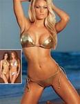 Wholesale Jelly Swimwear - Silver and Gold