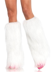 Wholesale Furry Lurex leg warmers