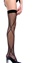 Fishnet thigh high w/ diamond design