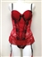 Wholesale Allover lace, mesh, and cross dyed lace galloon corset