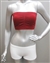 Plus size Seamless Tube bandeau w/removable pads