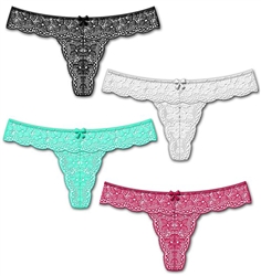 All Around Lace Thong