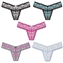 Cross Dyed Two Tone Lace Thong