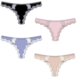 Wholesale Dainty Lace Thong