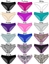 Wholesale Ric Rac Trim Bikini Panty