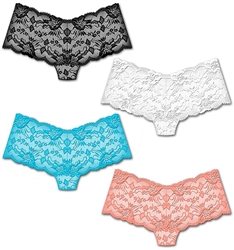 Allover stretch lace boyshorts