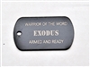 Exodus Warrior of the Word Dog Tag