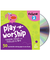 Play-n-Worship: For Toddlers & Twos Coloring Pages CD ROM Volume 2.