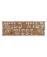 Yee Haw VBS Wild West Plastic Banner. 5 ft. Save 50%.