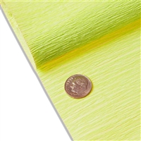 Premium Colored Crepe Paper. Limon. 19" x 98". Save 50%.