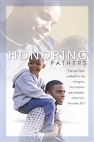 African American Honoring Fathers Bulletins (pkg.100). Save 50%.