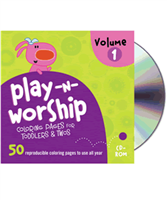 Play-n-Worship: For Toddlers & Twos Coloring Pages CD Volume 1.