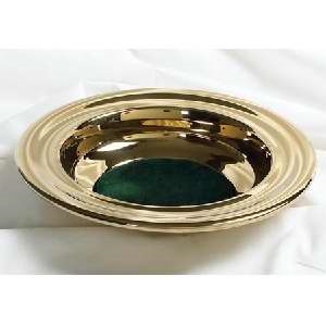 RemembranceWare Offer Plate. Silvertone or Brasstone with Red or Green Pad. Save 20%.