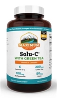 Maximum Living Solu-C w/ Green Tea & Bioflavonoids (120 count). FREE SHIPPING