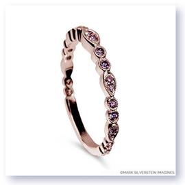 Mark Silverstein Imagines 18K Rose Gold and Pink Diamond Half Eternity Band