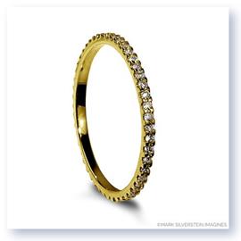 Mark Silverstein Imagines Thin 18K Yellow Gold Diamond Eternity Band